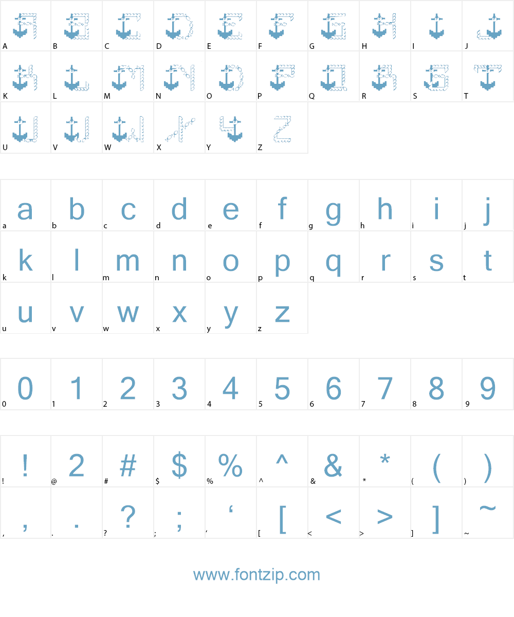 LMS Jeremy's Rigging Font Character